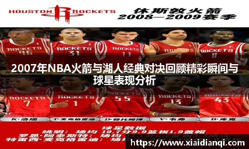 2007年NBA火箭与湖人经典对决回顾精彩瞬间与球星表现分析